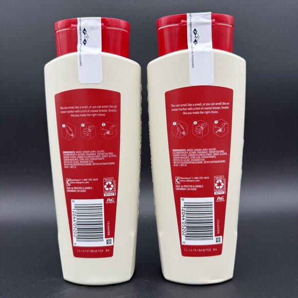 Old Spice Harbor Body Wash Mens Coastal Scent 18 Fl Oz Set Of 2 Discontinued - Picture 2 of 2